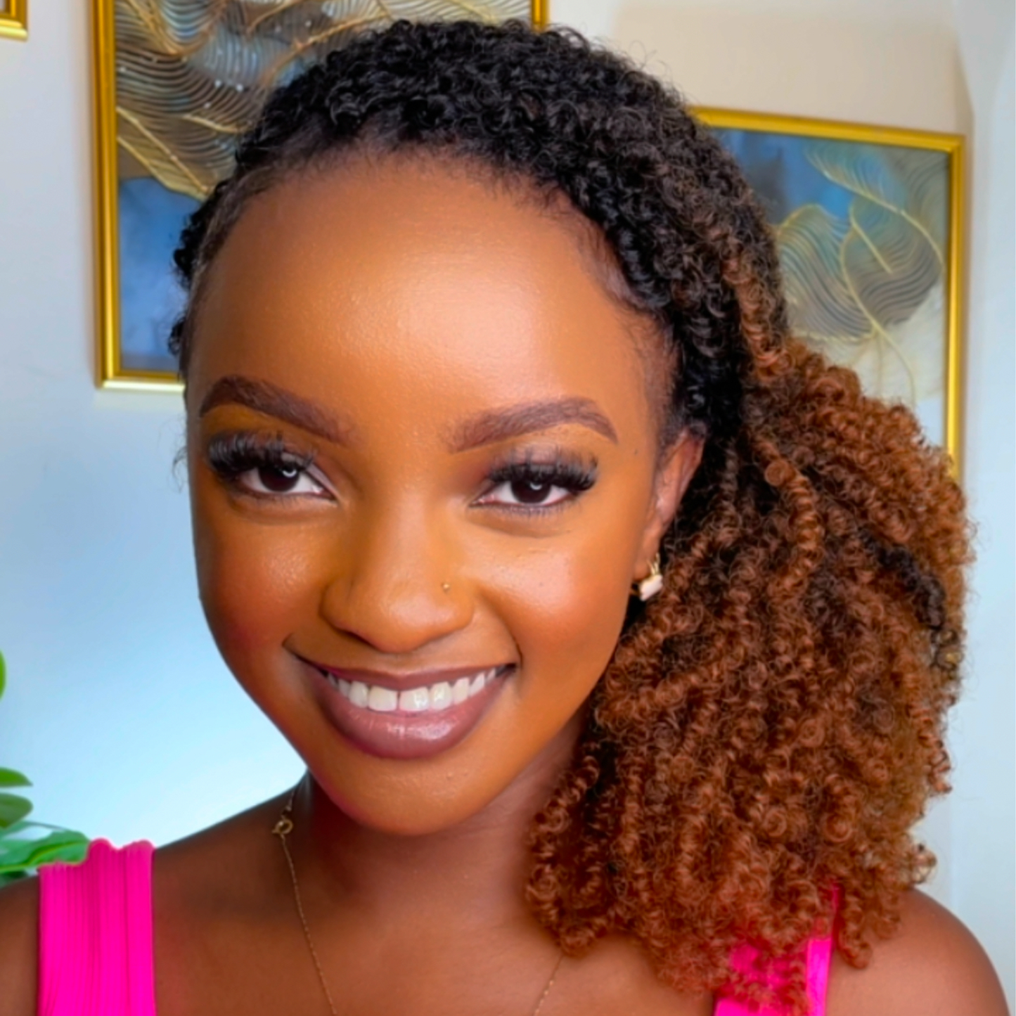 Rembo Yanky Twist Hand Made Crochet Hair 12 inches - Chocolate Brown Ombre