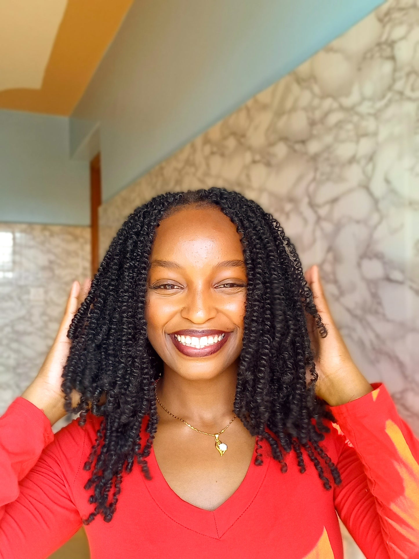 Rembo Yanky Twist Hand Made Crochet Hair 12 inches - Black
