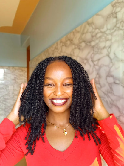 Rembo Yanky Twist Hand Made Crochet Hair 12 inches - Black