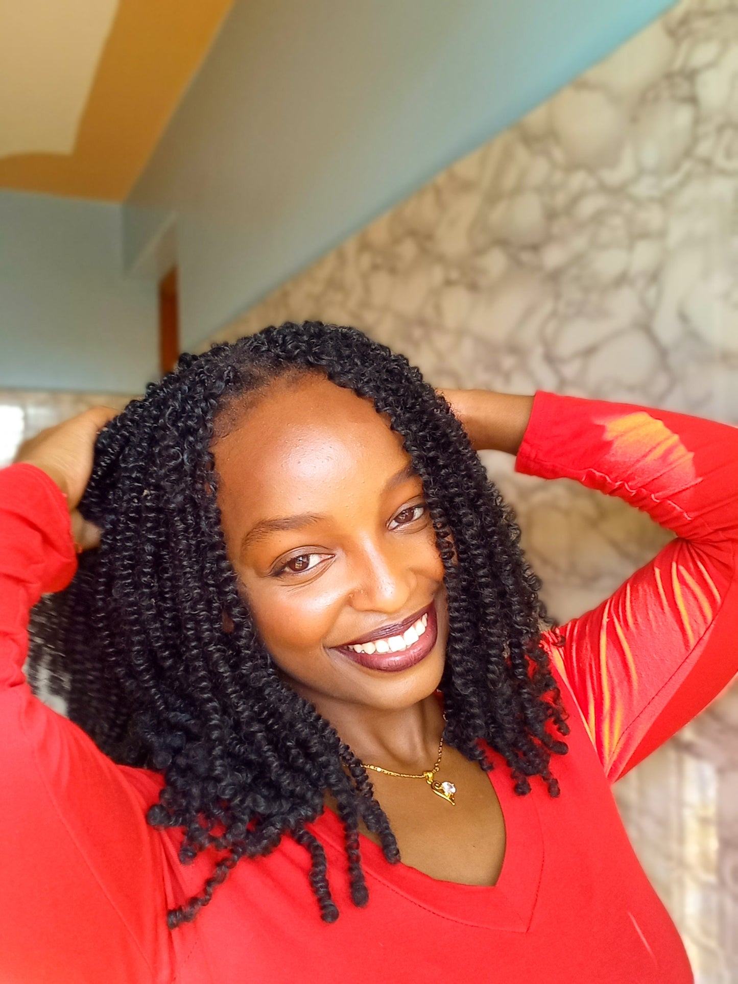 Rembo Yanky Twist Hand Made Crochet Hair 12 inches - Black