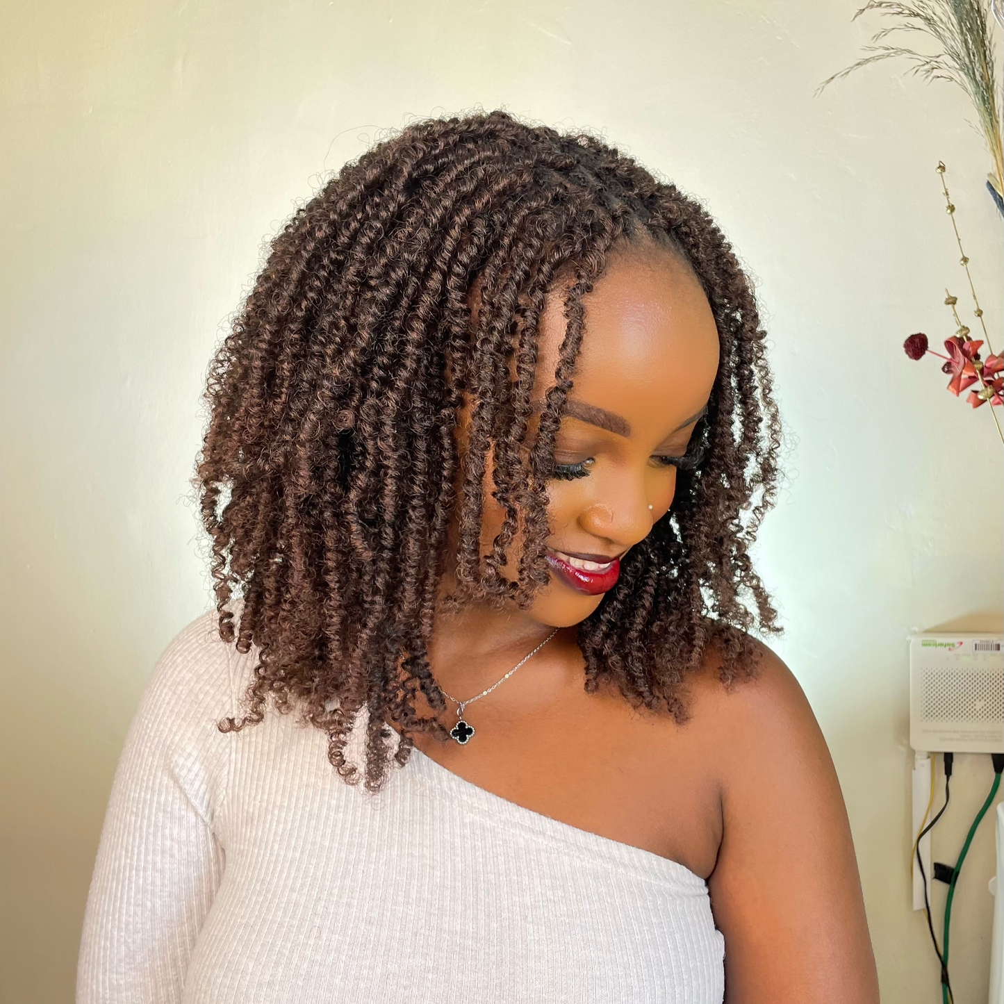 Rembo Yanky Twist Hand Made Crochet Hair 10 inches - Plum