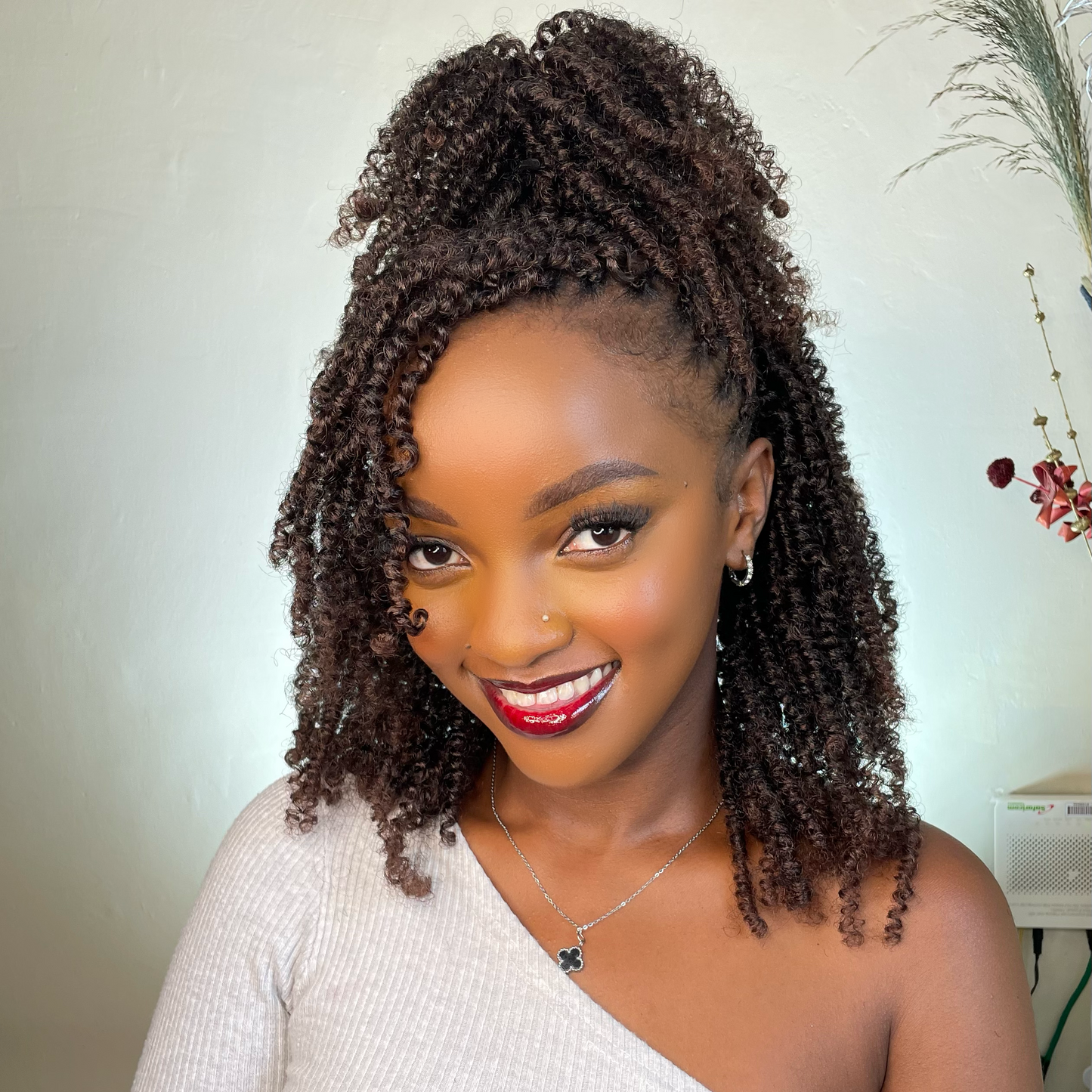 Rembo Yanky Twist Hand Made Crochet Hair 10 inches - Plum