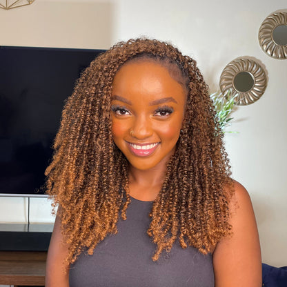 Rembo Yanky Twist Hand Made Crochet Hair 12 inches - Caramel