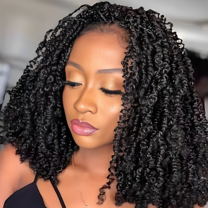 Rembo Yanky Twist Hand Made Crochet Hair 12 inches - Black