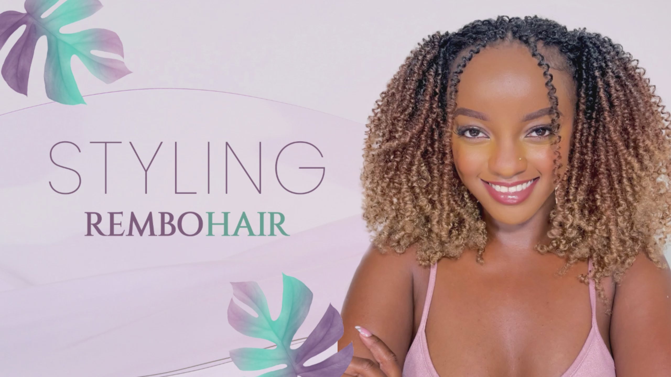 Load video: styling yanky hair